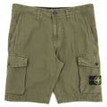 Stone Island Utility Pocket Cargo Bermuda Shorts Khaki V058