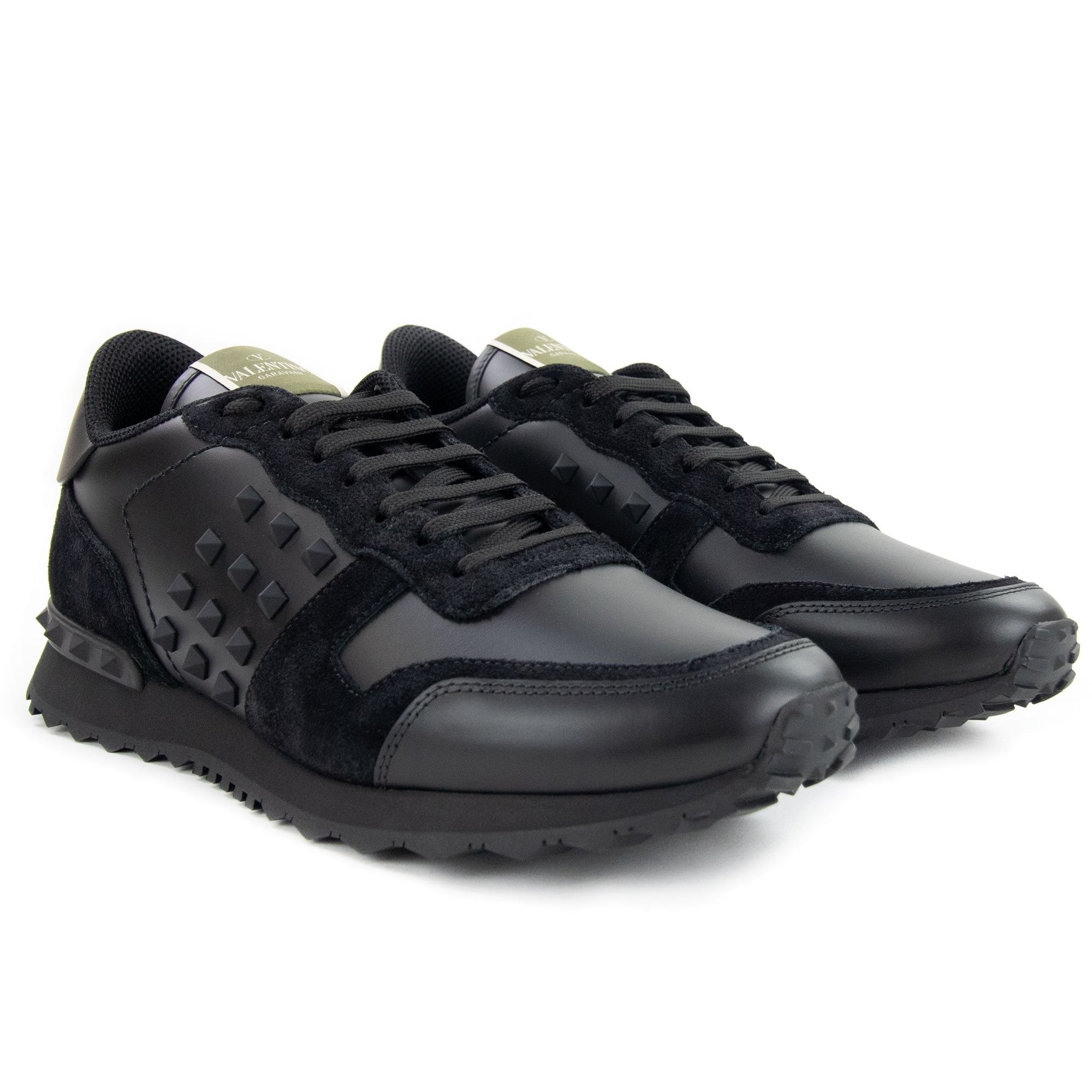 Valentino Rockrunner Trainers Black N01