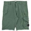Cp Company Bermuda Cargo Lens Shorts Green 668