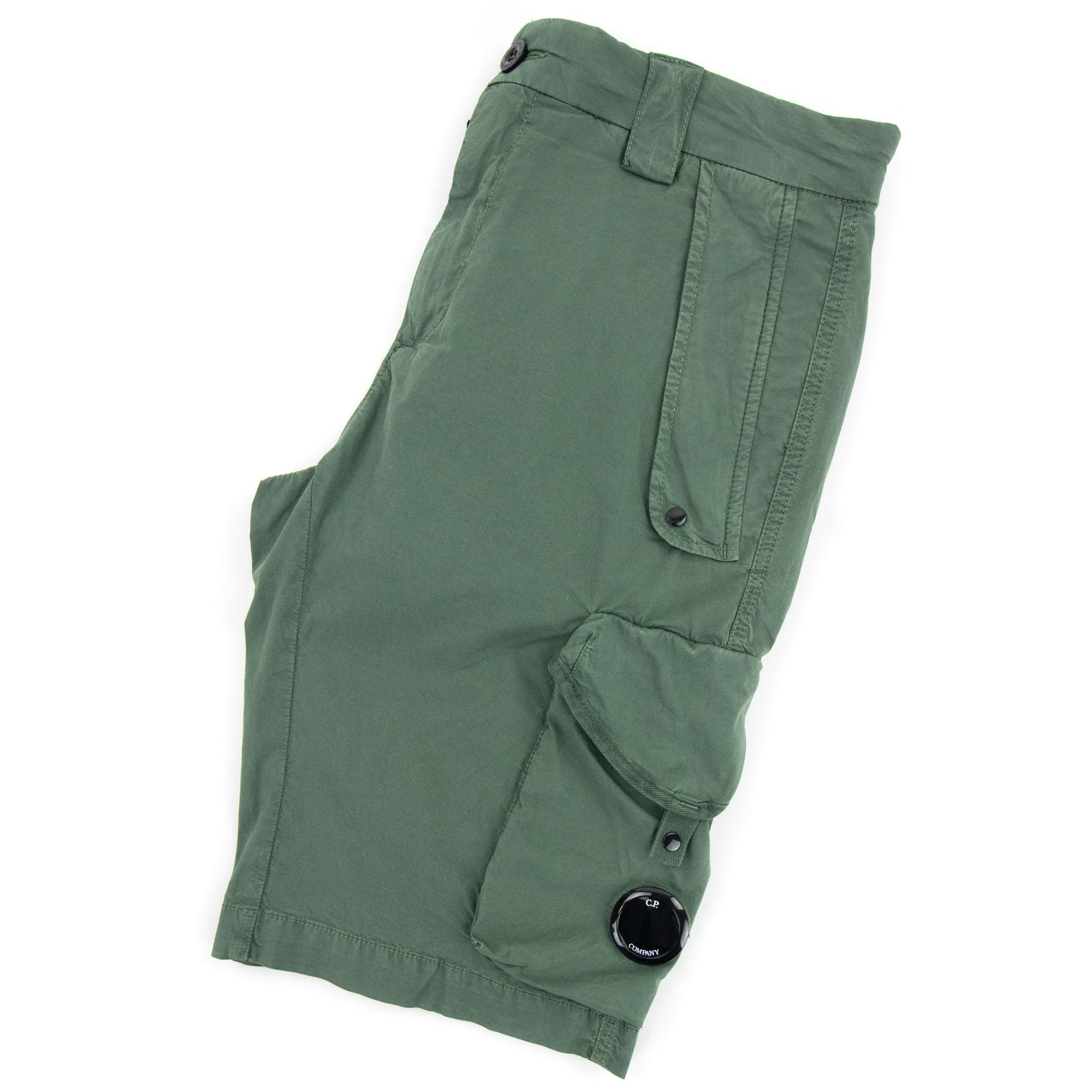Cp Company Bermuda Cargo Lens Shorts Green 668