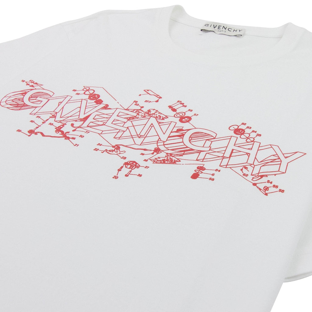 Givenchy Schematics T-shirt White