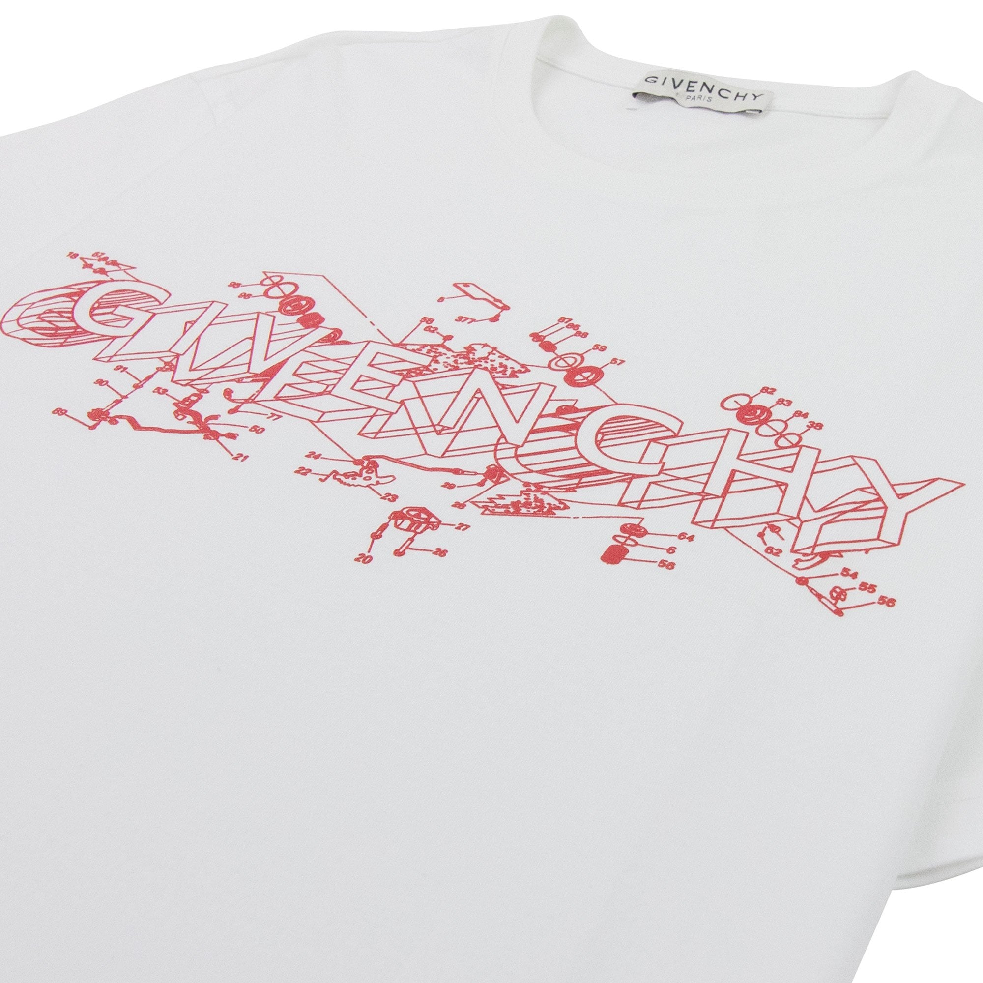 Givenchy Schematics T-shirt White