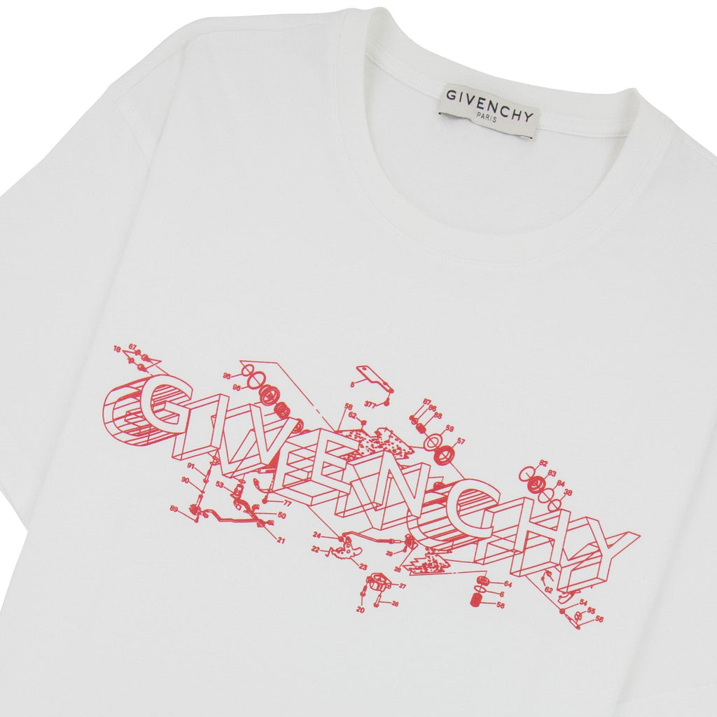 Givenchy Schematics T-shirt White