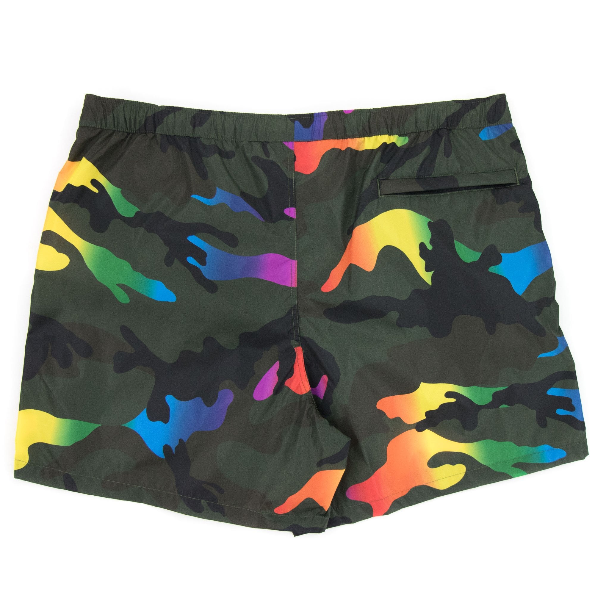 Valentino Camouflage Print Swim Shorts Multi