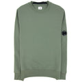 Cp Company Diagonal Raised Fleece Lens Crew Sweatshirt Green 668