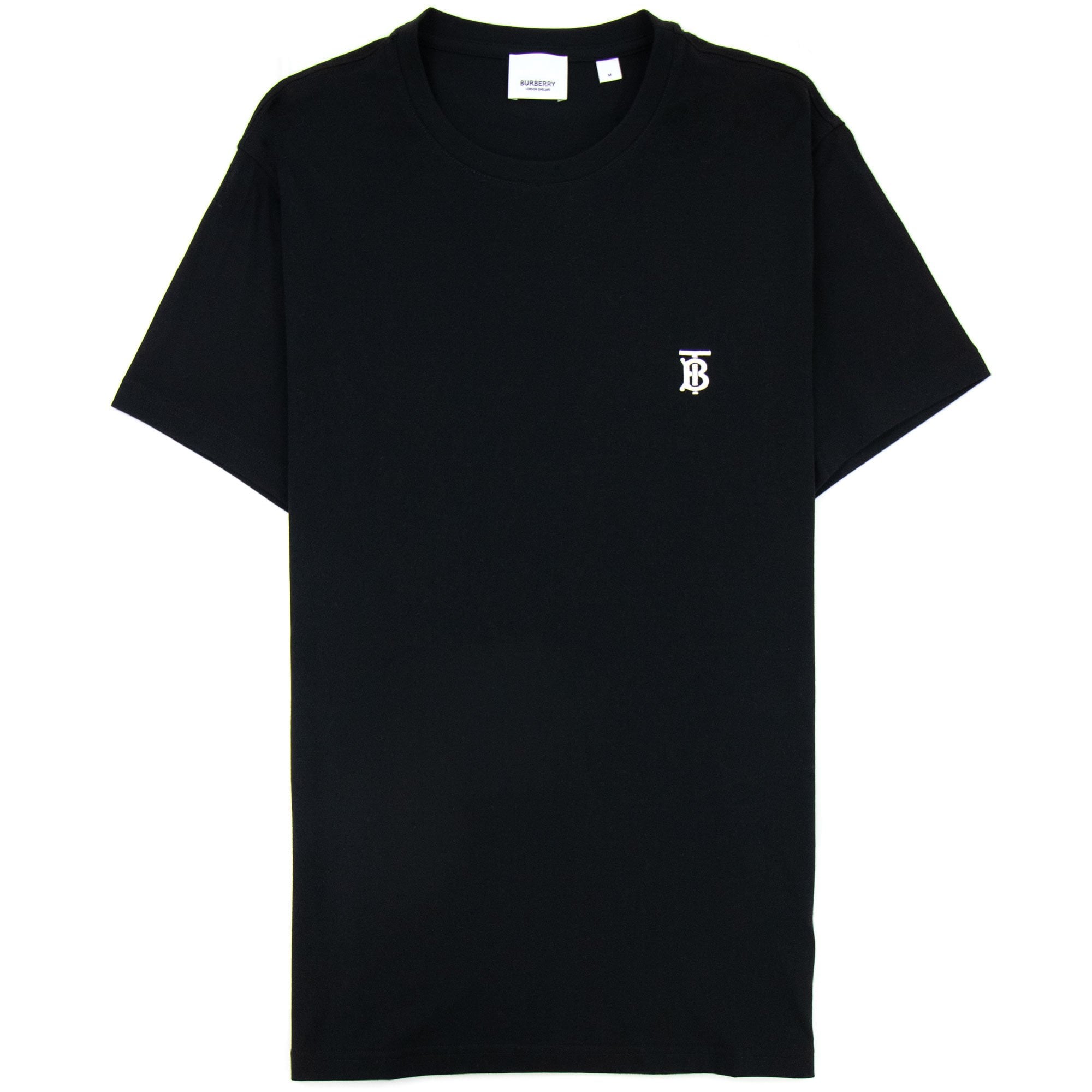 Burberry Monogram Motif Cotton T-shirt Black