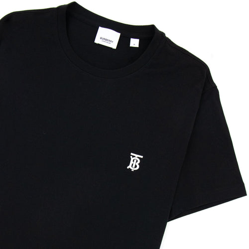 Burberry Monogram Motif Cotton T-shirt Black
