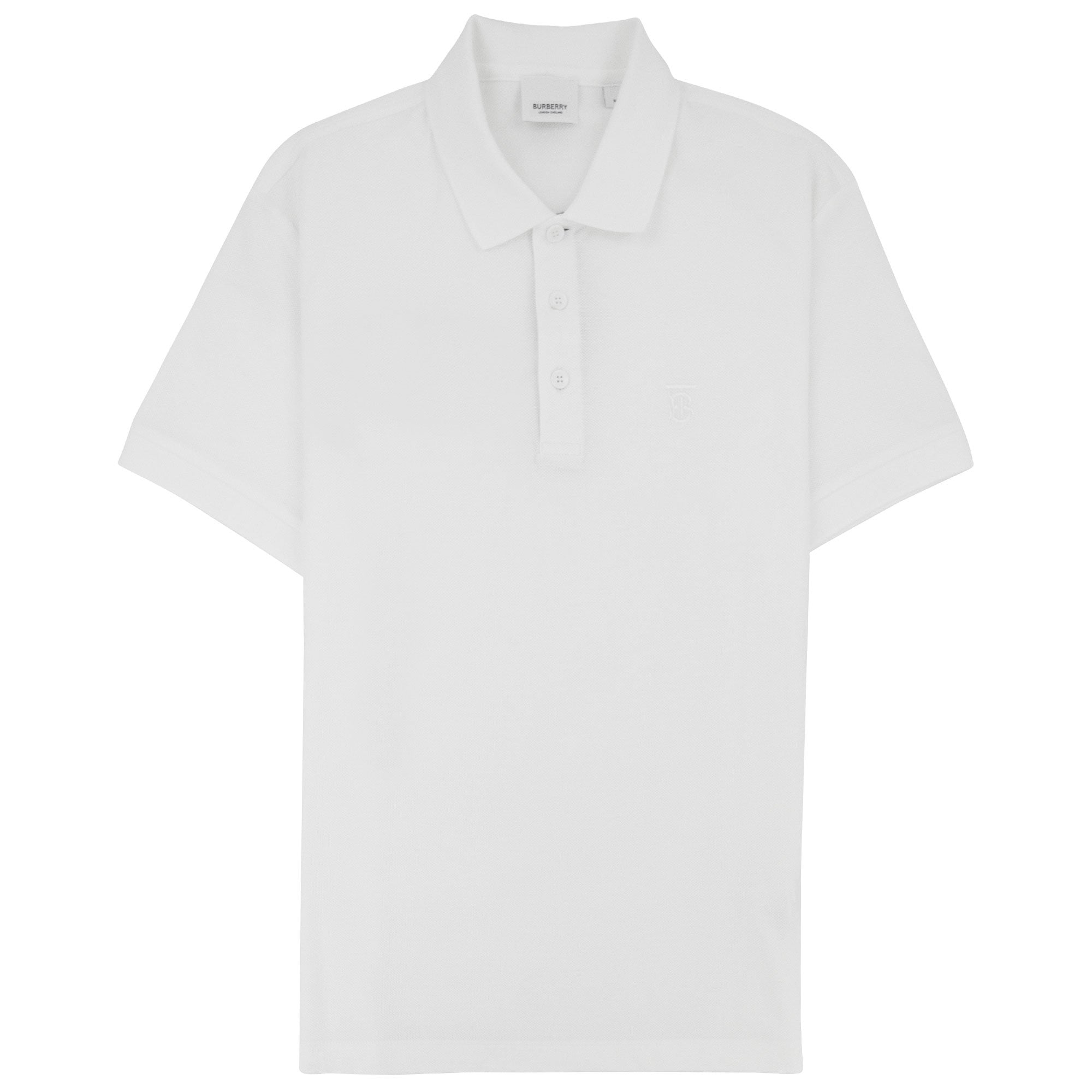 Burberry Monogram Motif Cotton Piqué Polo Shirt
