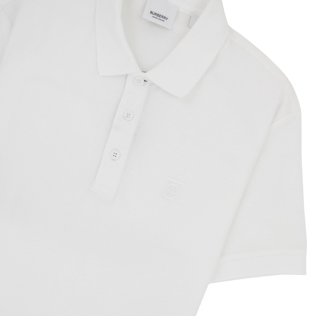 Burberry Monogram Motif Cotton Piqué Polo Shirt
