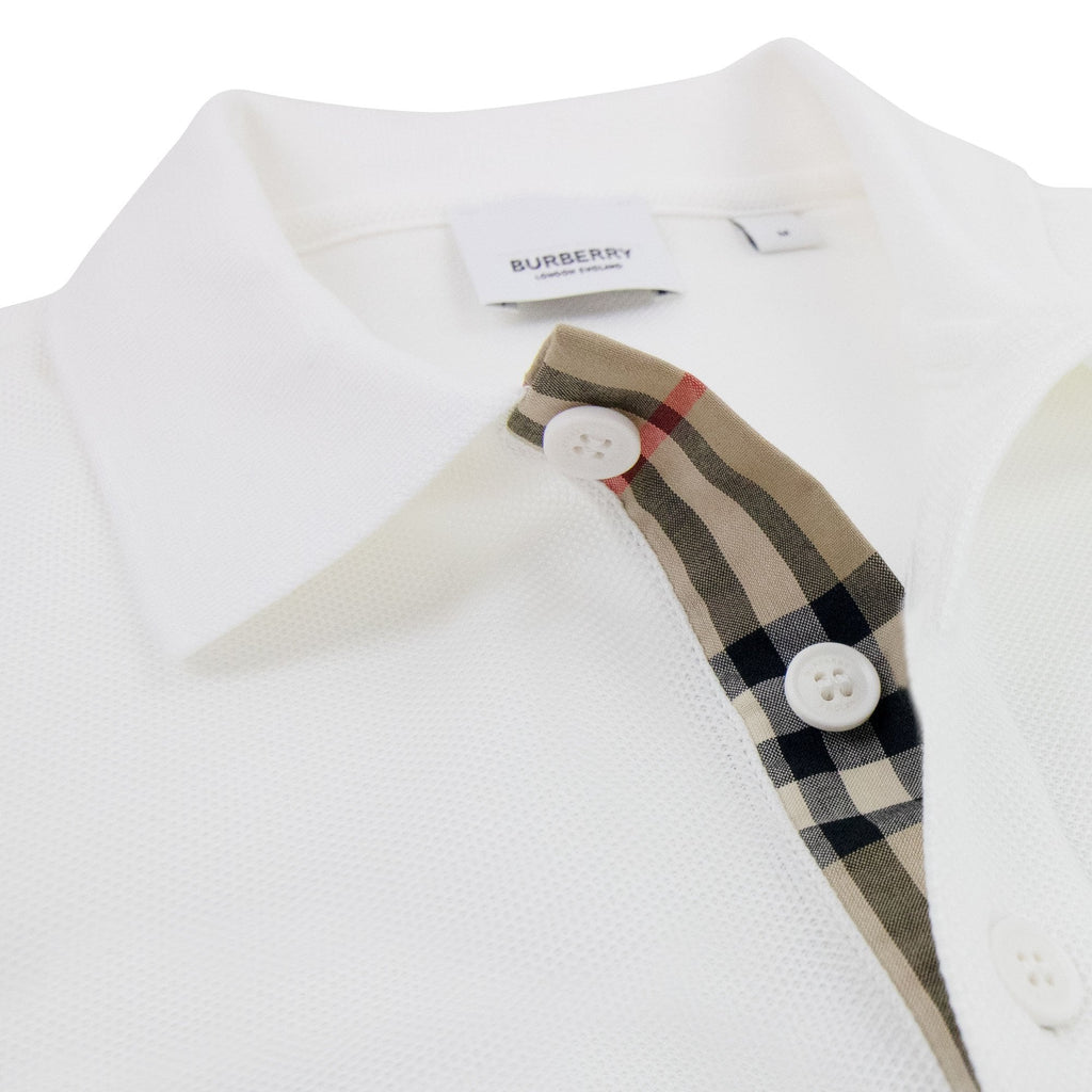 Burberry Monogram Motif Cotton Piqué Polo Shirt