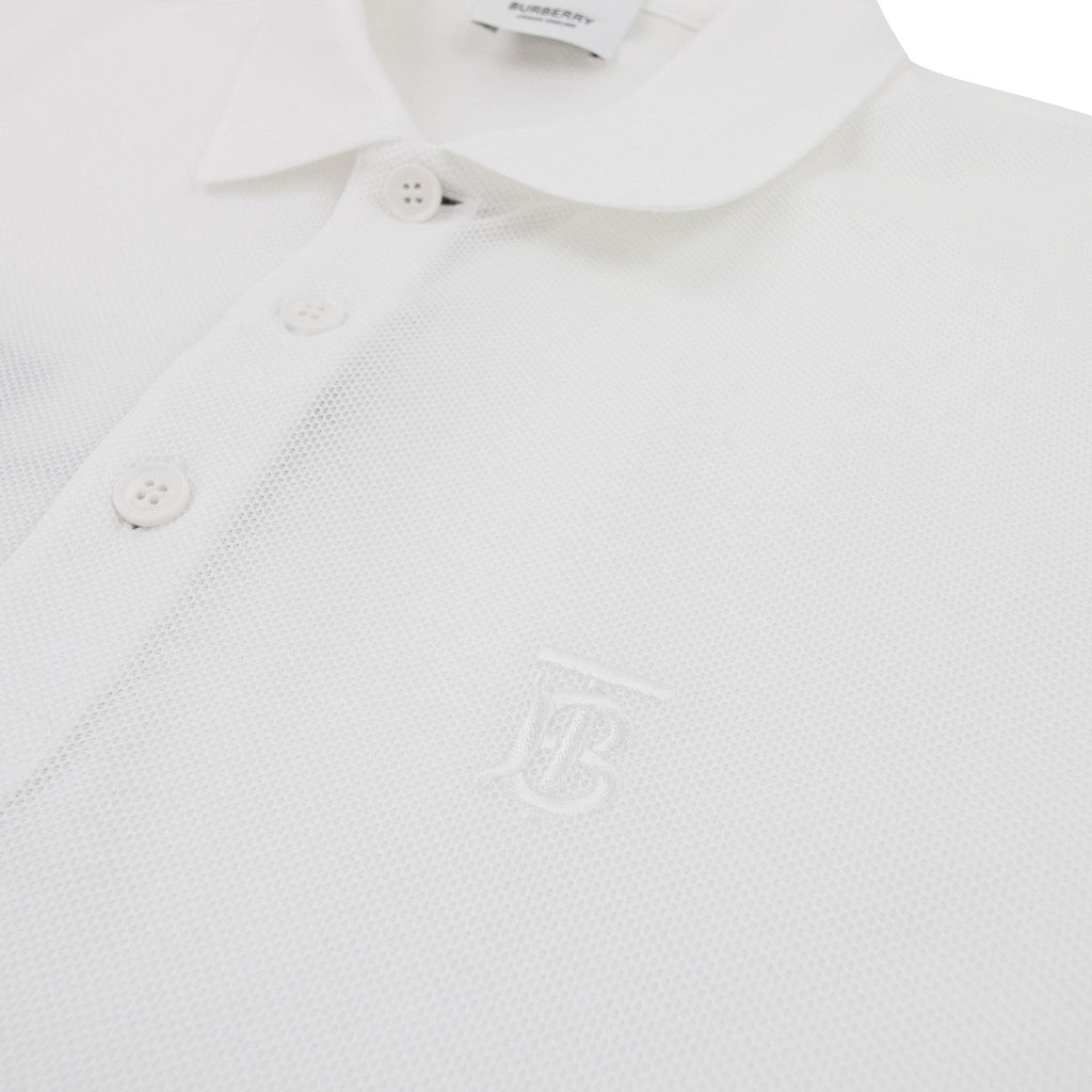 Burberry Monogram Motif Cotton Piqué Polo Shirt