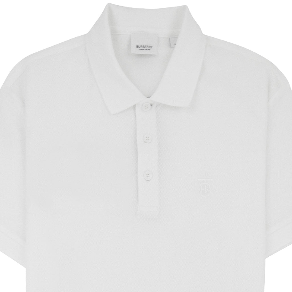 Burberry Monogram Motif Cotton Piqué Polo Shirt