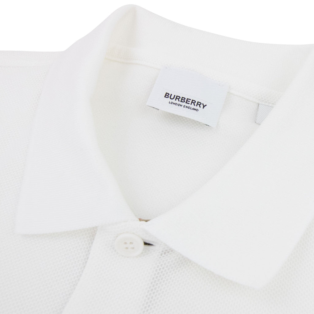 Burberry Monogram Motif Cotton Piqué Polo Shirt
