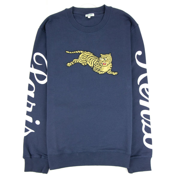 Kenzo Jumping Tiger Sweatshirt Navy | ONU – Onu