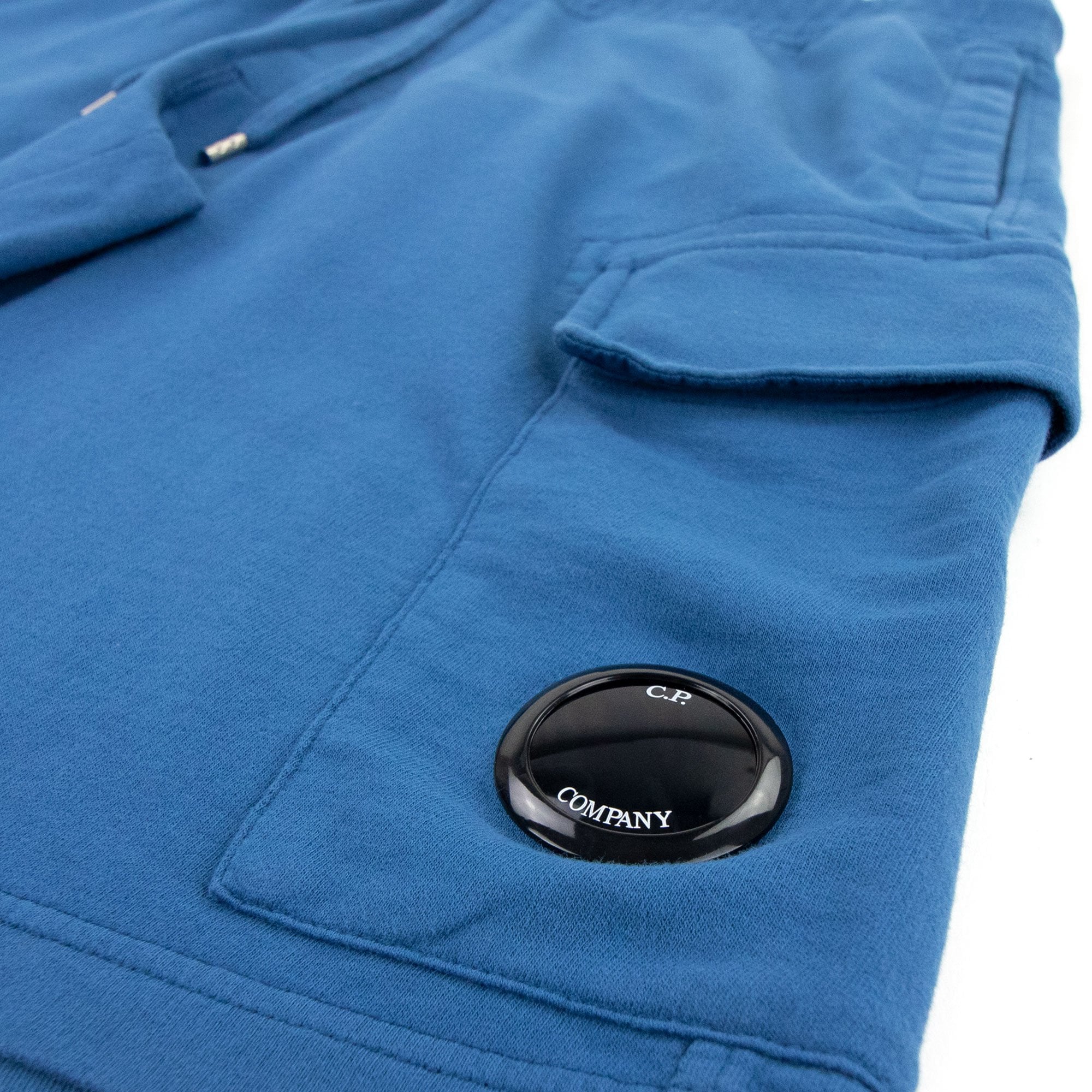 Cp Company Lens Sweat Shorts Turquoise 870