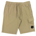 Cp Company Lens Sweat Shorts Brown 329