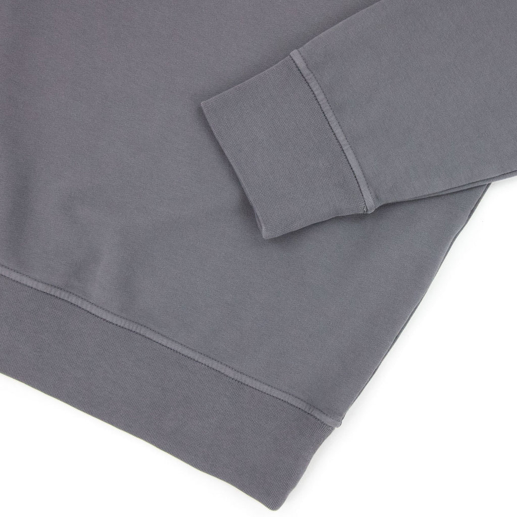 Stone Island Logo Patch Sweatshirt Charcoal V0063
