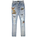 Amiri Biker Patch Jeans Clay Indigo