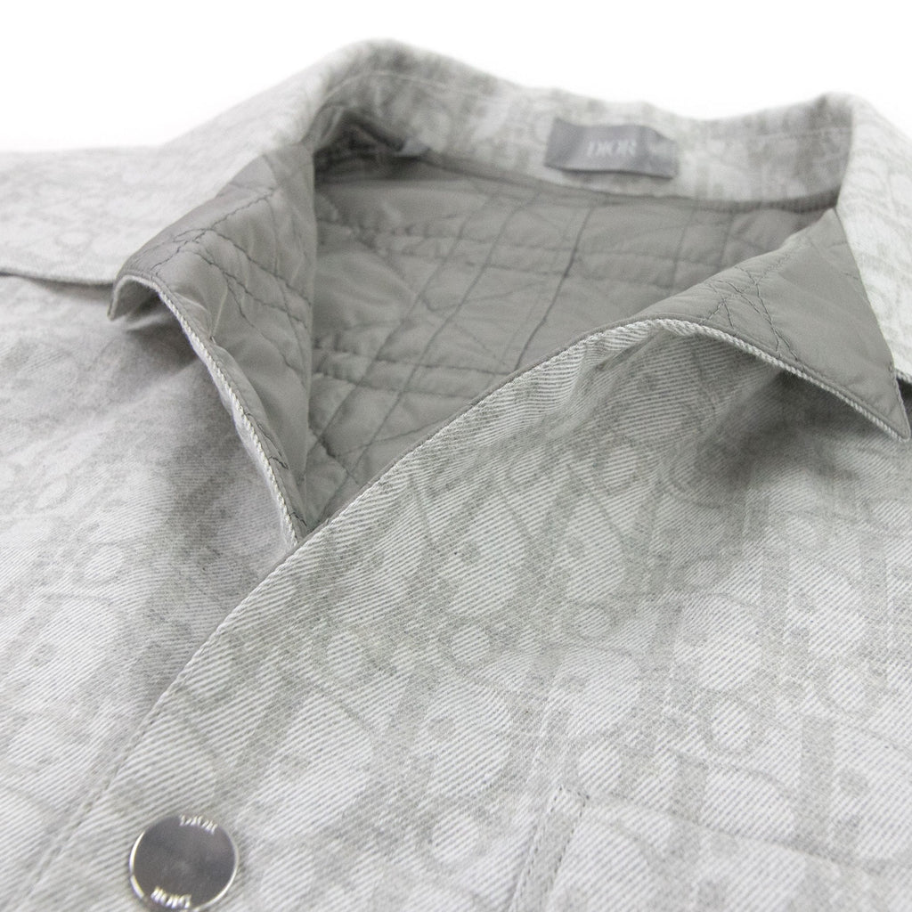 Christian Dior Dior Oblique Jacquard Overshirt Light Grey