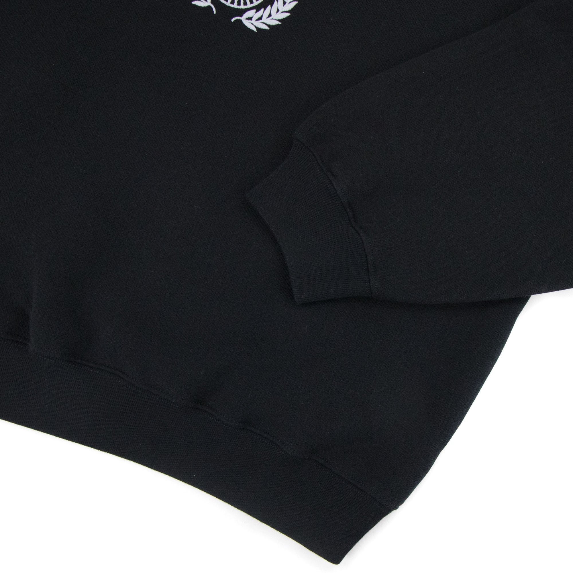 Balenciaga Paris Flag Logo Crewneck Sweatshirt Black 1000 - MEN