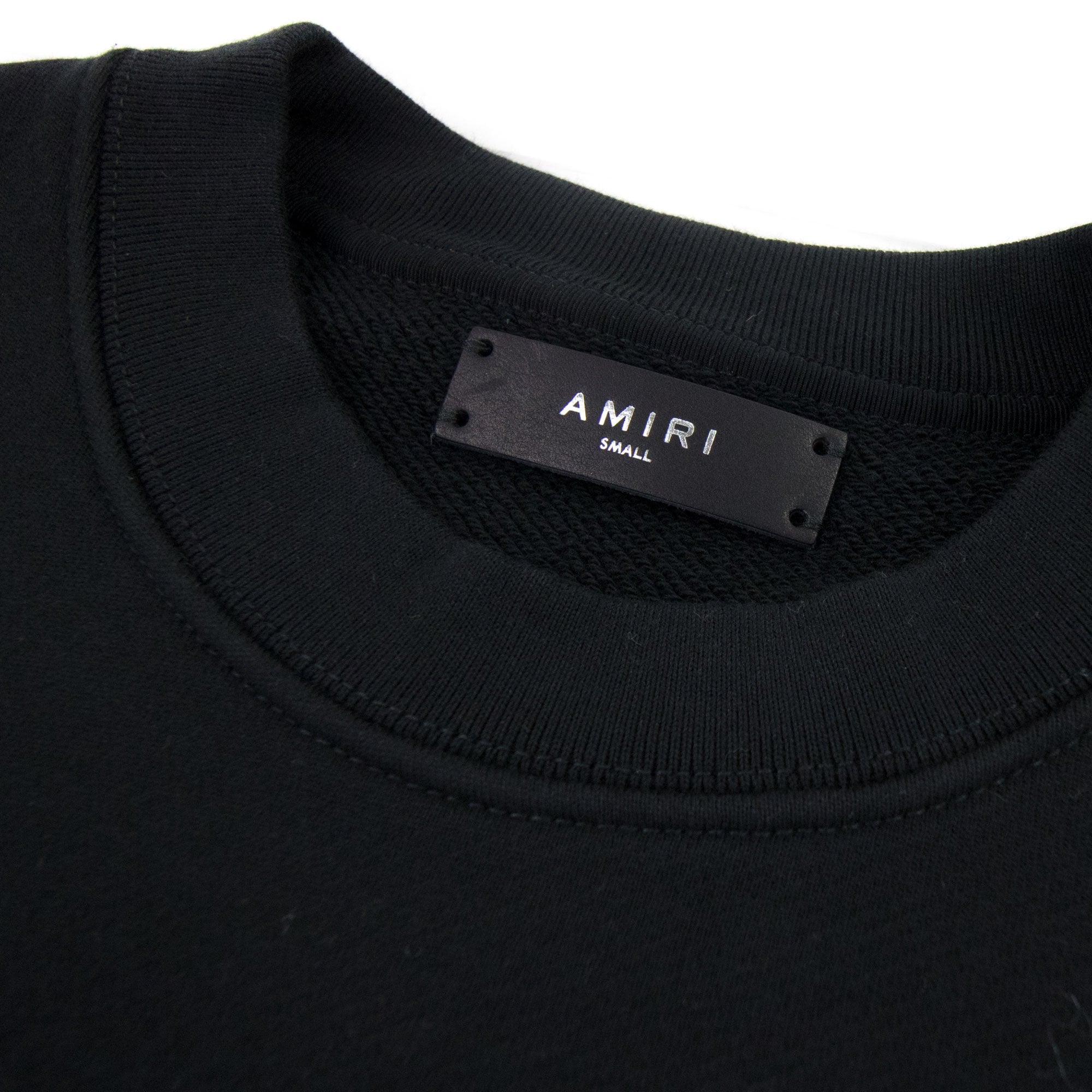 Amiri Eagle Logo Crewneck Sweatshirt Black