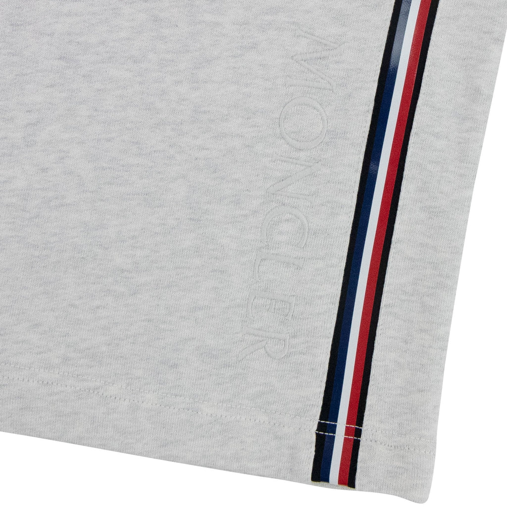 Moncler Tape Logo Shorts Grey 905