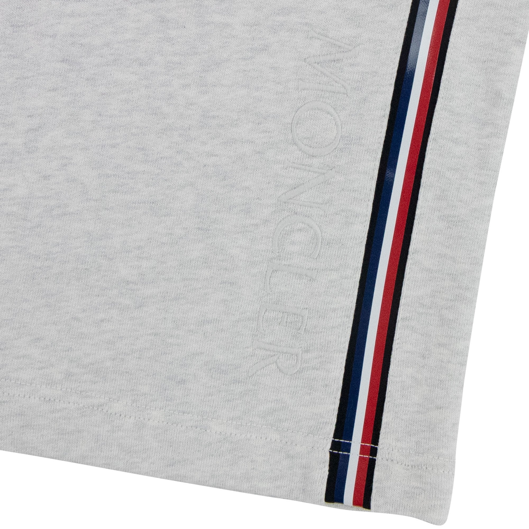 Moncler Tape Logo Shorts Grey 905