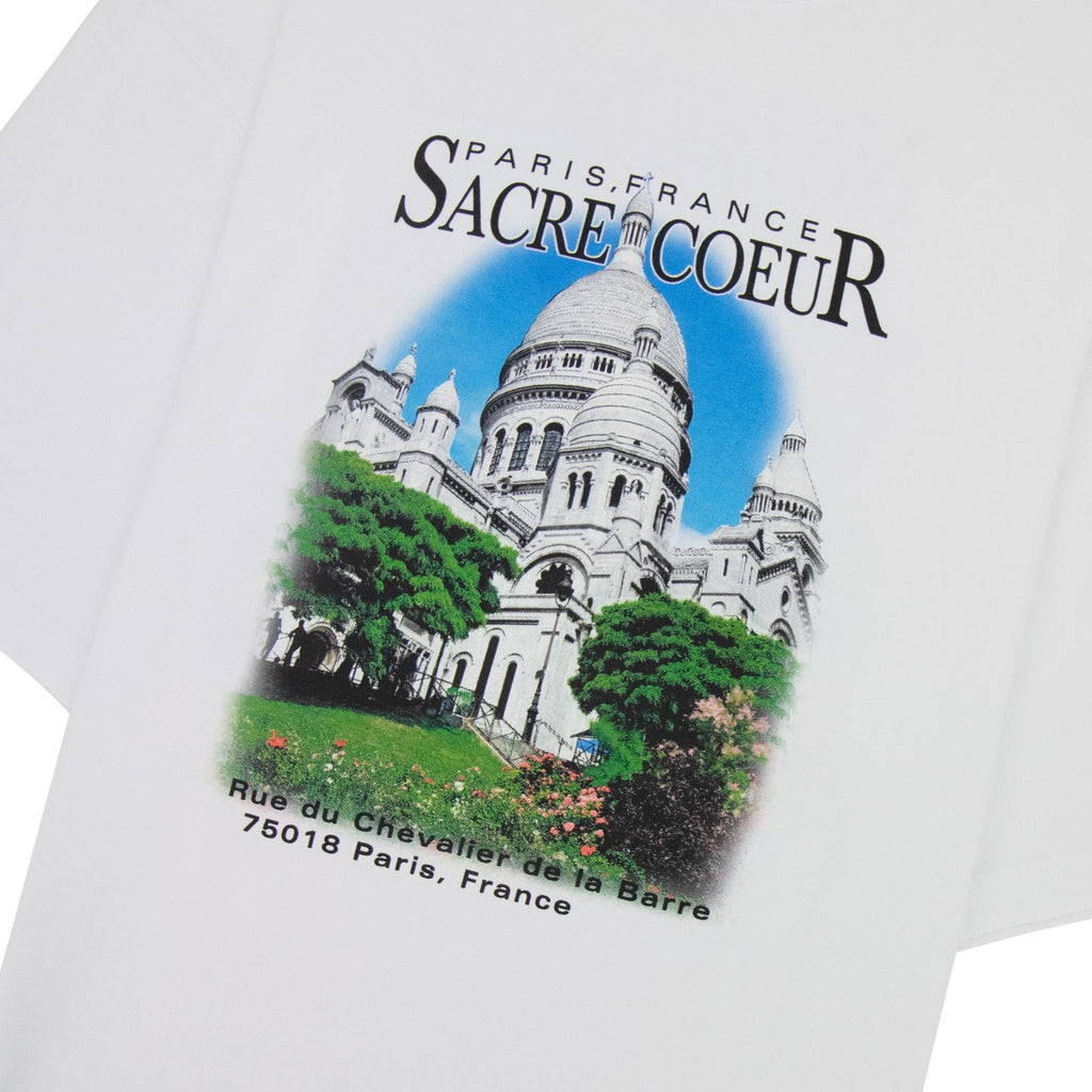 Balenciaga Sacré-Coeur Print Oversized T-shirt White