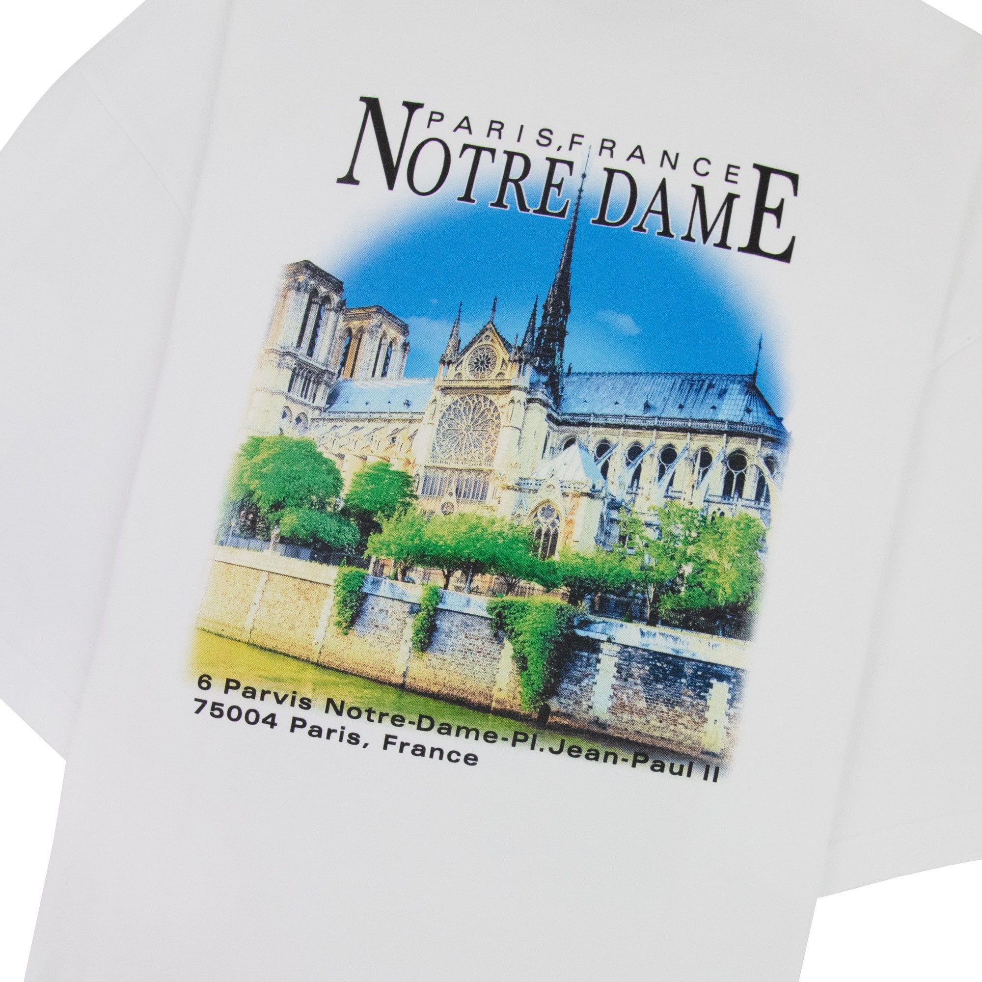 Balenciaga Sacré-Coeur Print Oversized T-shirt White