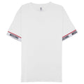 Moschino Underwear Tape Cuff Sleeve T Shirt White 0001