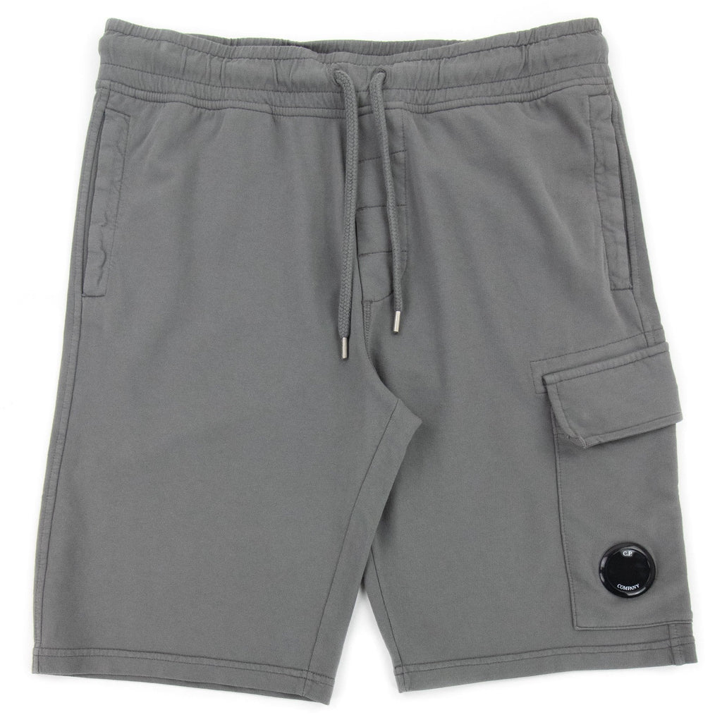 Cp Company Lens Sweat Shorts Gargoyle 938