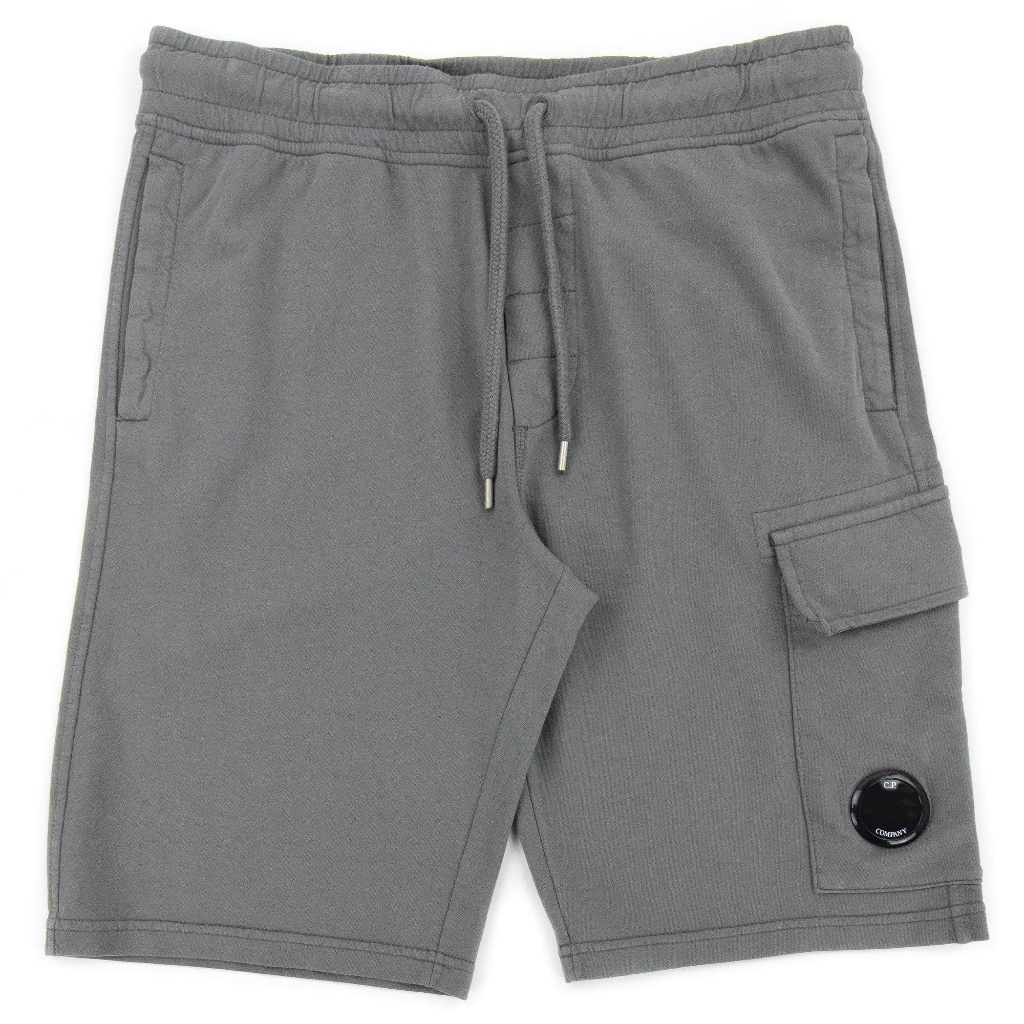 Cp Company Lens Sweat Shorts Gargoyle 938