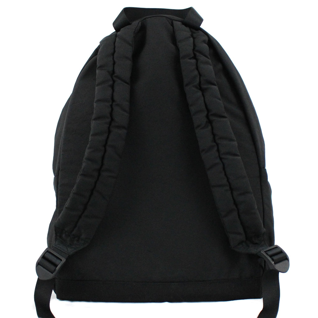 Stone Island Junior Garment Dyed Patch Logo Rucksack Black V0029