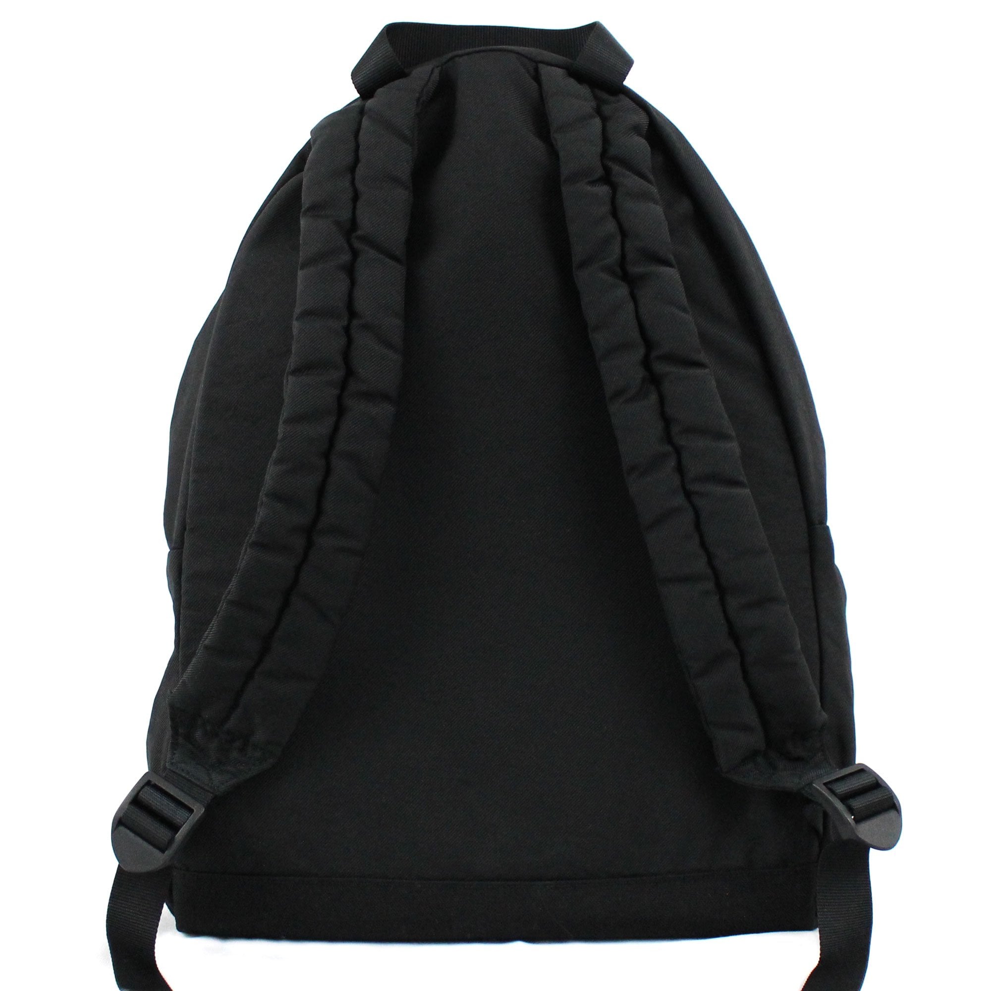 Stone Island Junior Garment Dyed Patch Logo Rucksack Black V0029