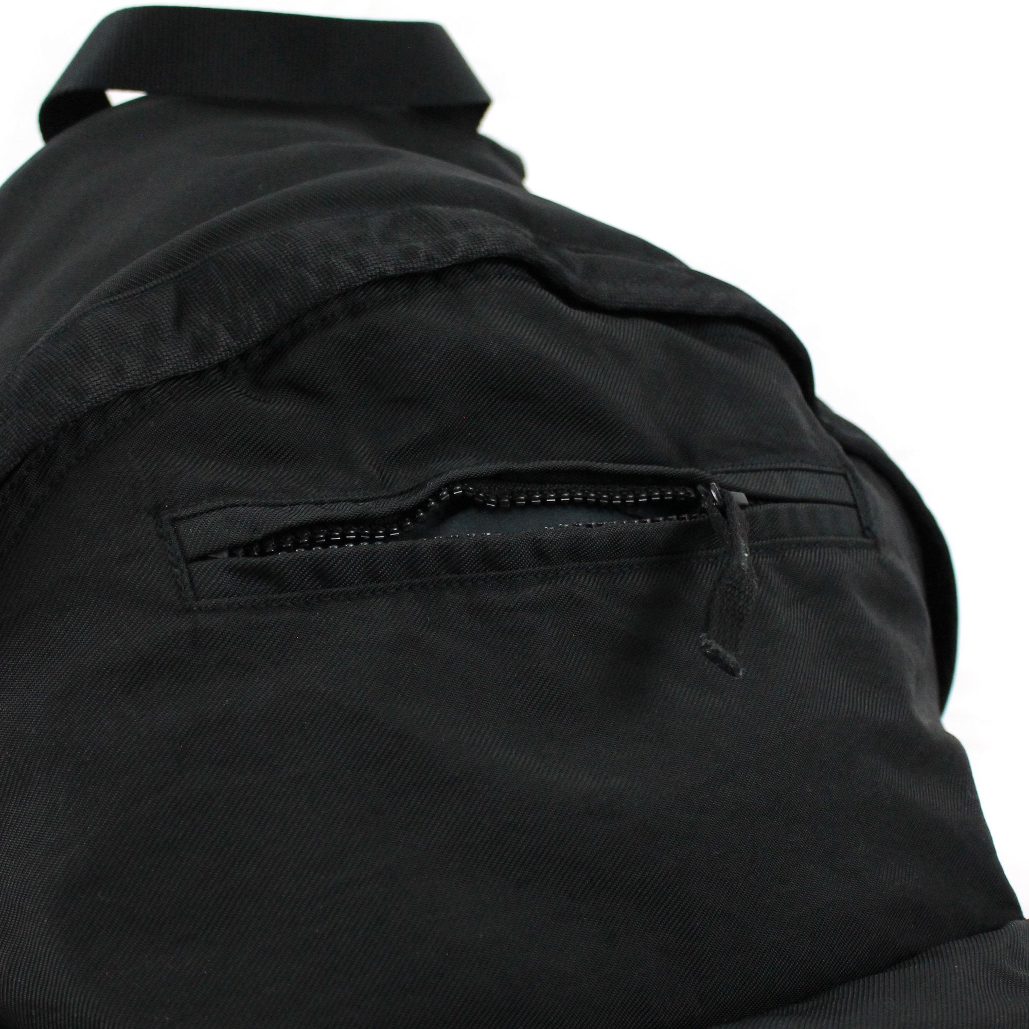 Stone Island Junior Garment Dyed Patch Logo Rucksack Black V0029