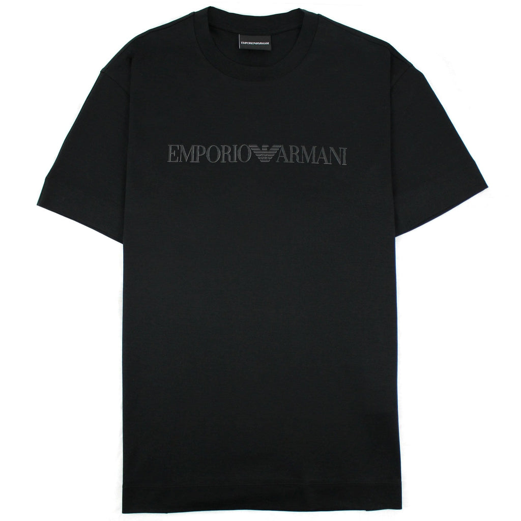 Emporio Armani Tencel Blend T-shirt Black