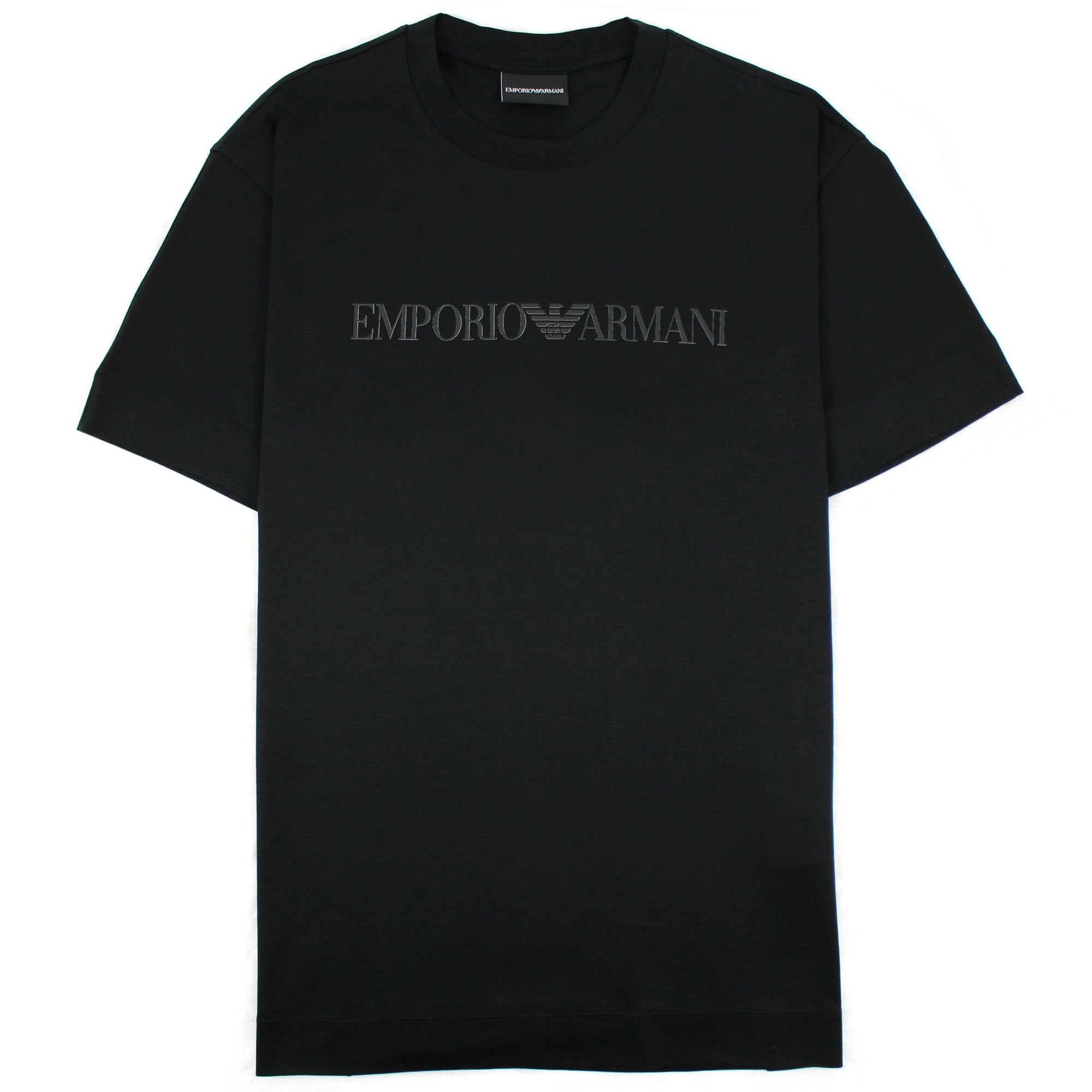 Emporio Armani Tencel Blend T-shirt Black