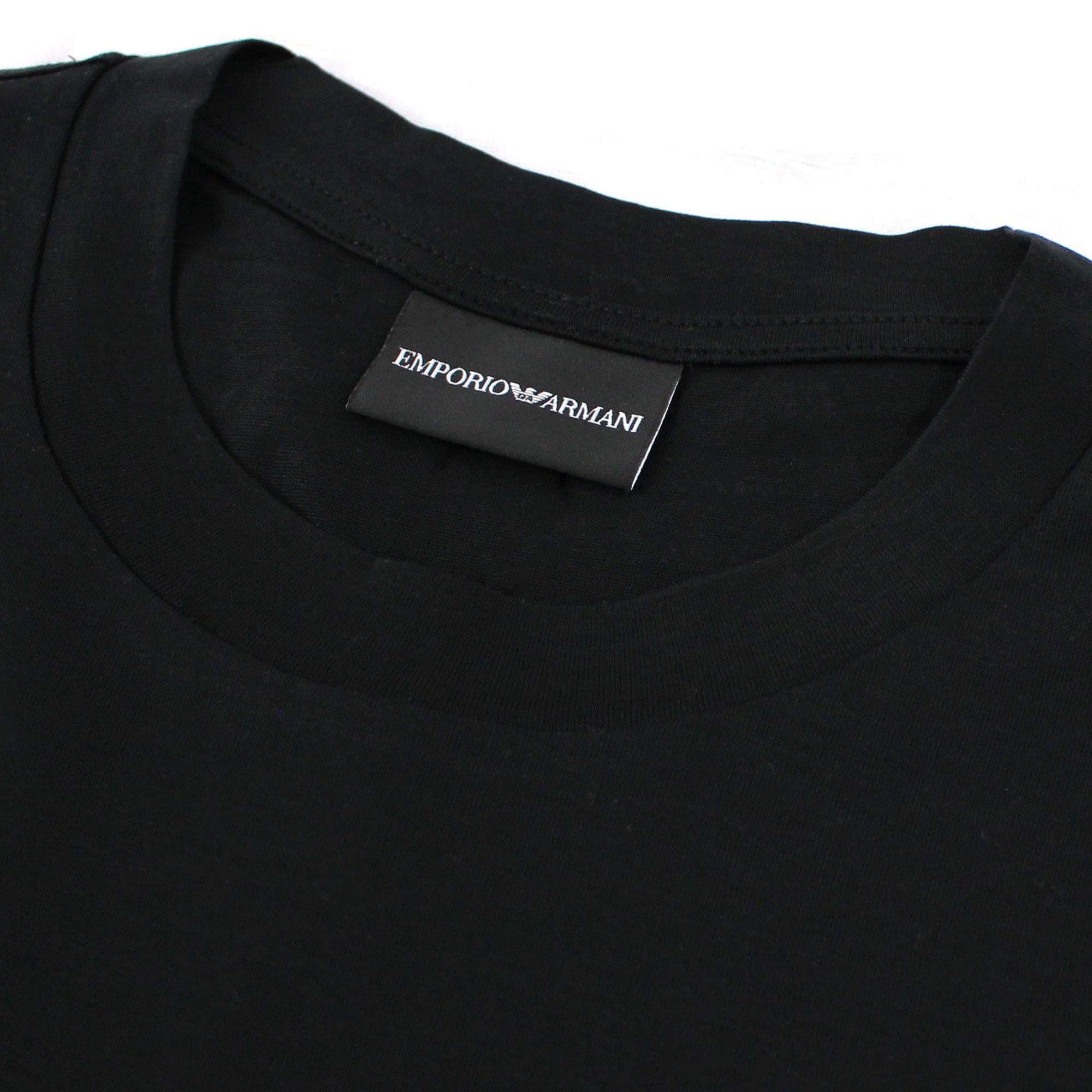 Emporio Armani Tencel Blend T-shirt Black