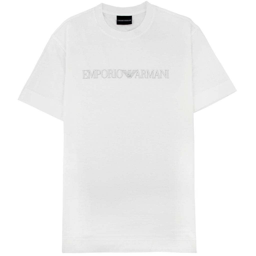 Emporio Armani Tencel Blend T-shirt Bianco