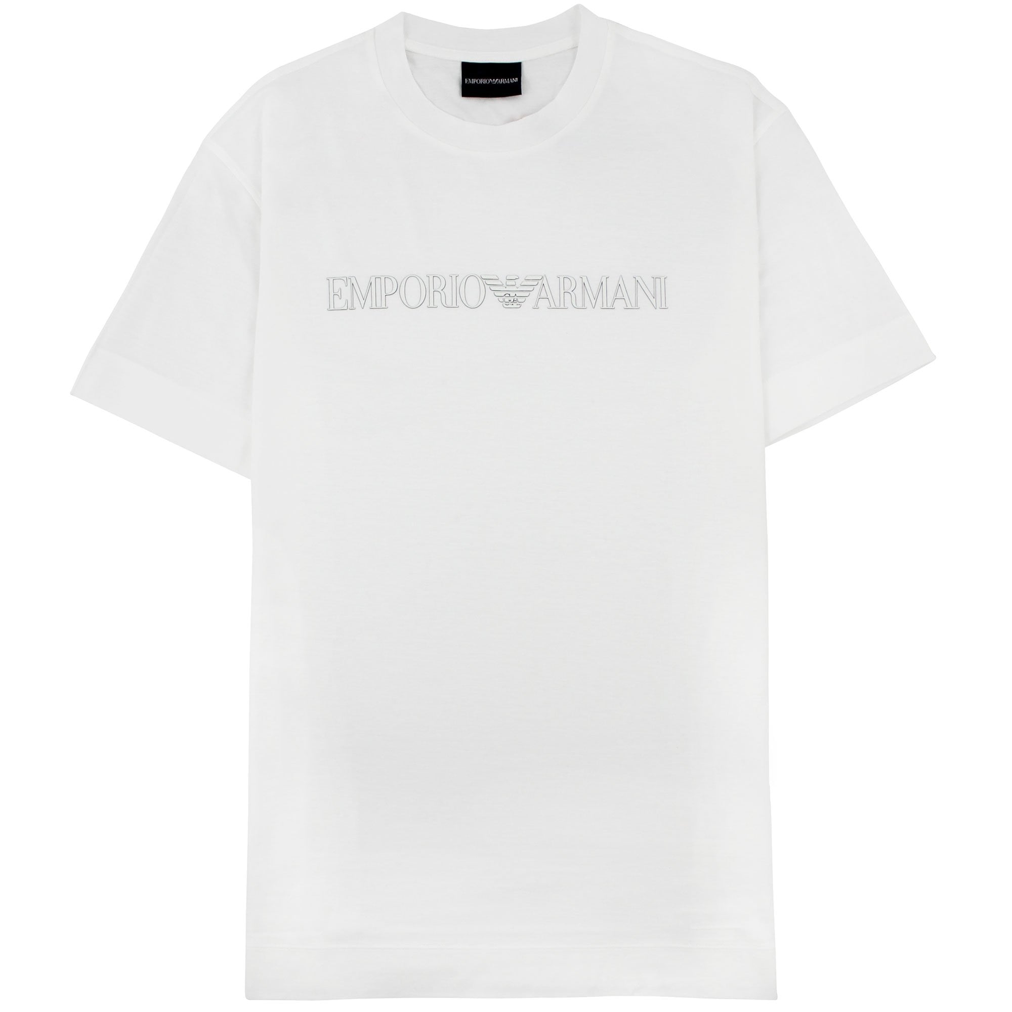 Emporio Armani Tencel Blend T-shirt Bianco