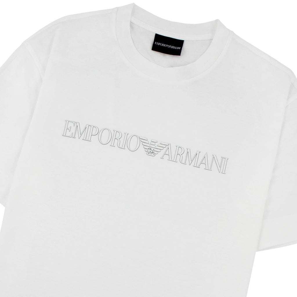 Emporio Armani Tencel Blend T-shirt Bianco