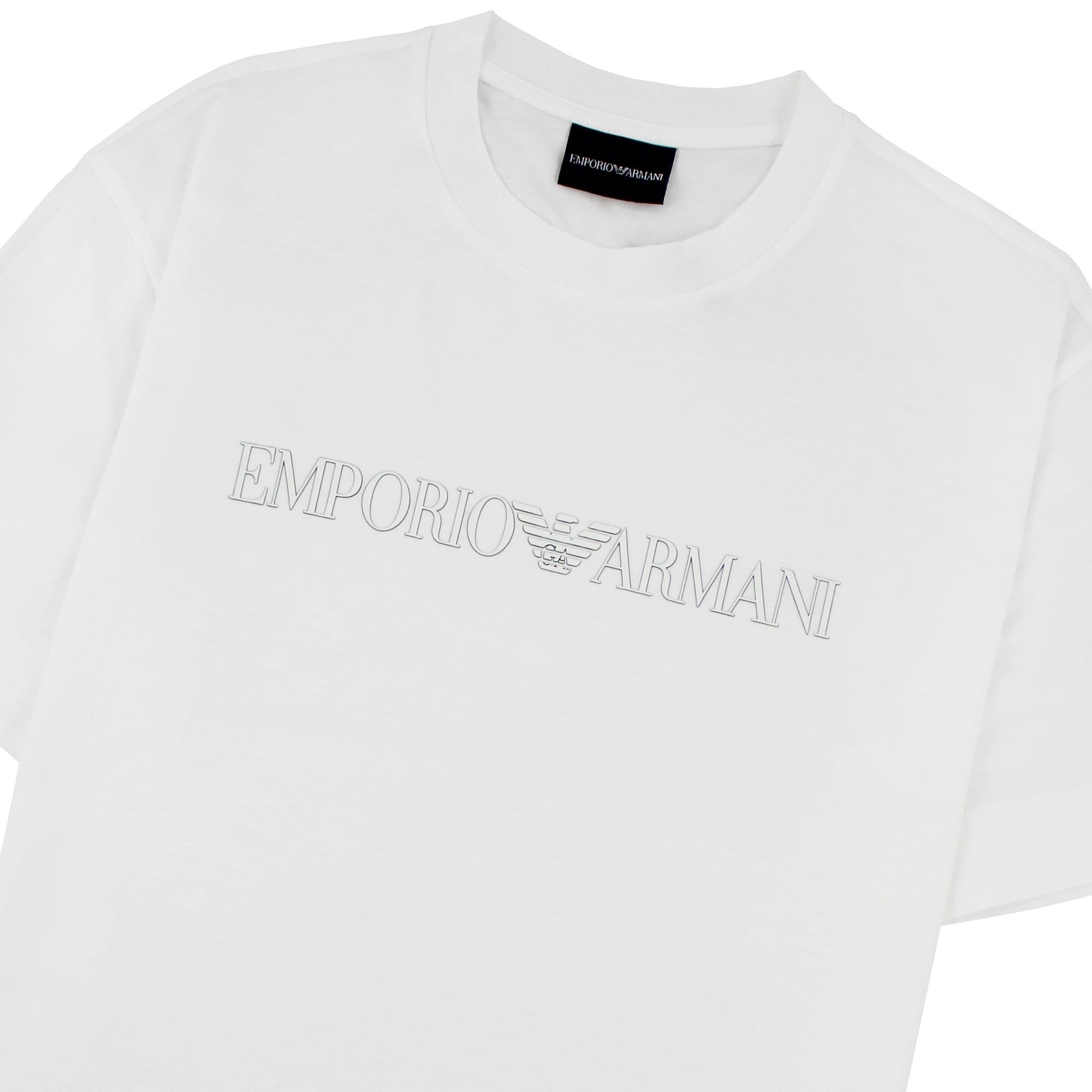 Emporio Armani Tencel Blend T-shirt Bianco