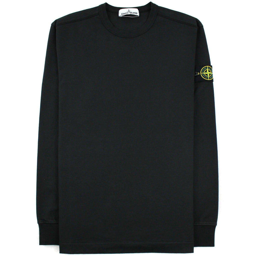 Stone Island Straight Light Weight Crewneck Sweat Black V0029