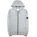Cp Company Light Fleece Open Hooded Sweatshirt Grey M93