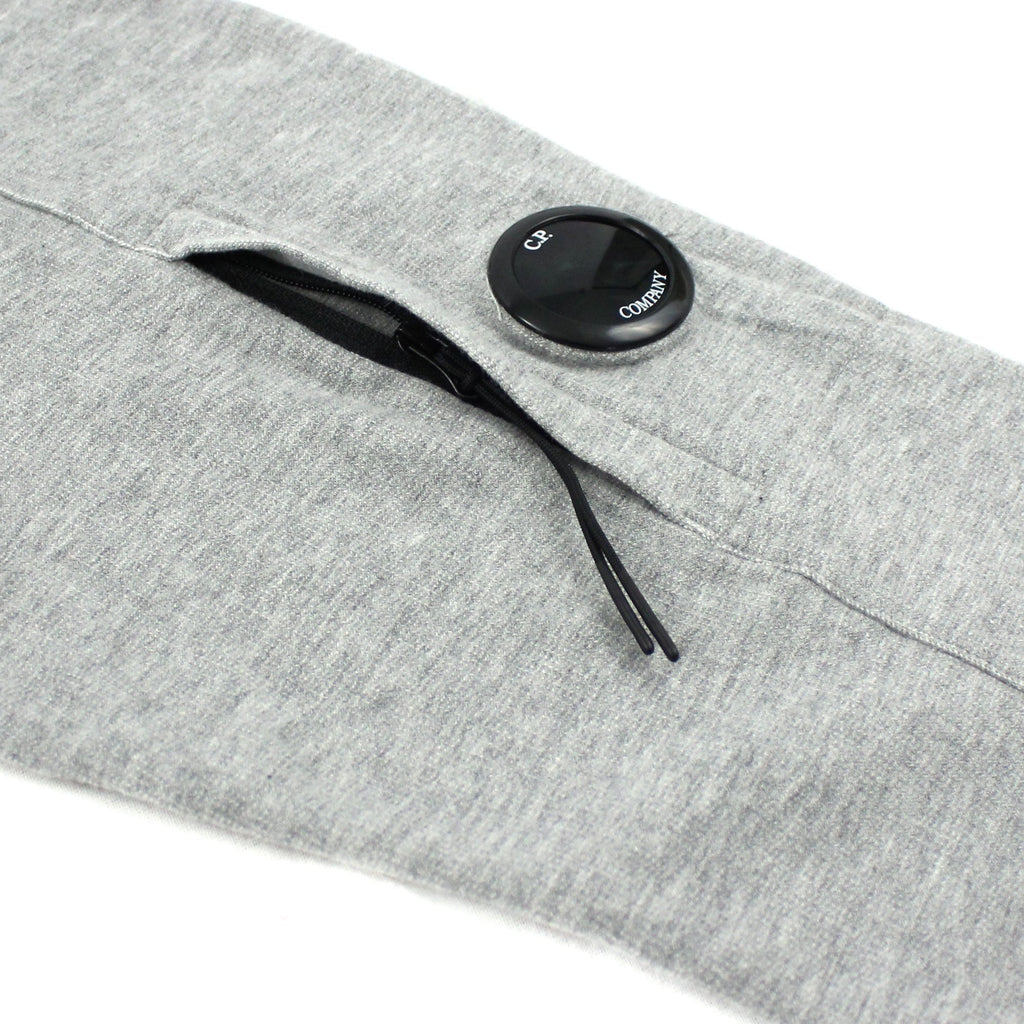 Cp Company Light Fleece Open Hooded Sweatshirt Grey M93
