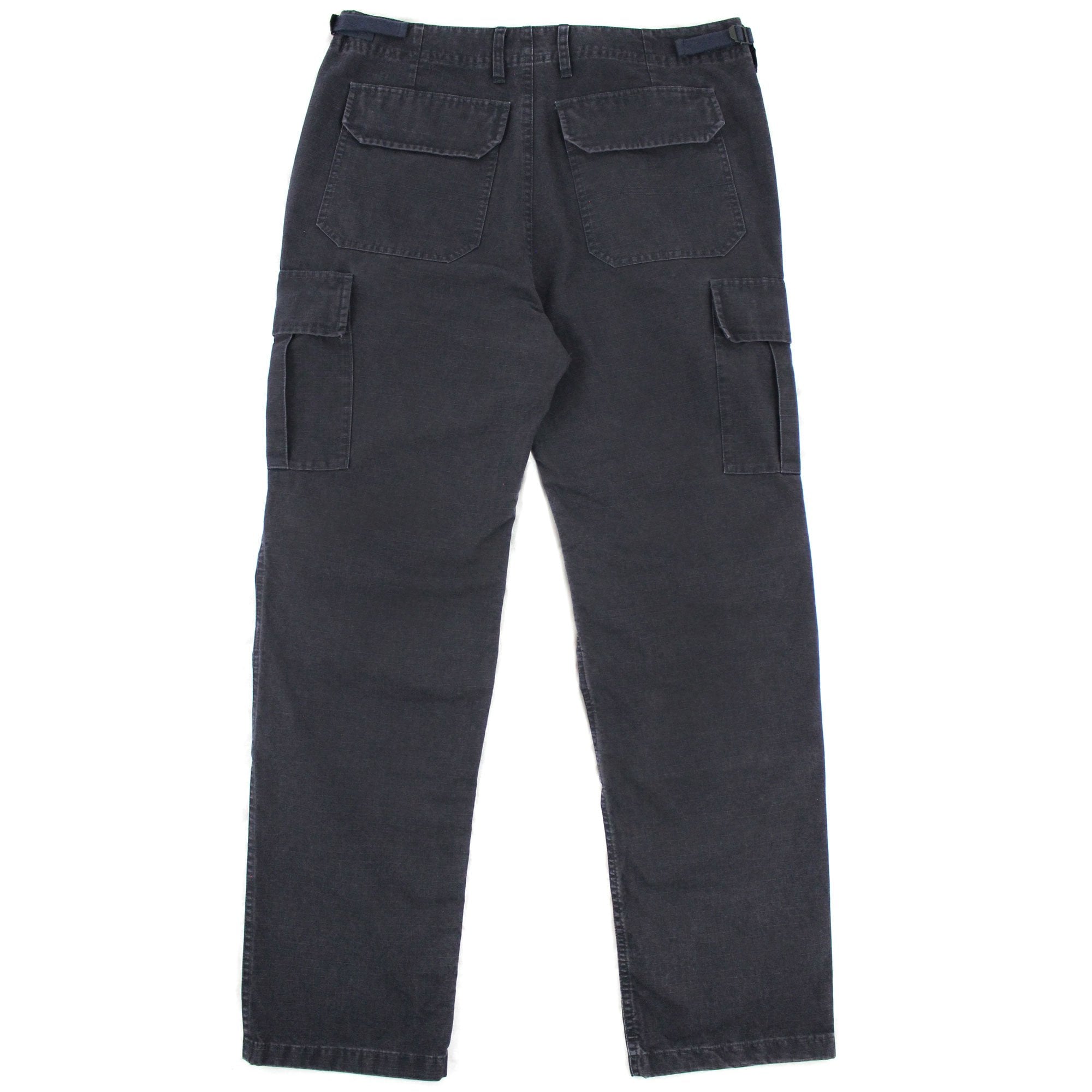 Balenciaga Embroidered Logo Cargo Pants Navy