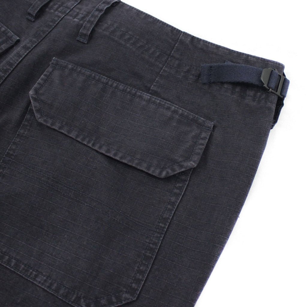 Balenciaga Embroidered Logo Cargo Pants Navy