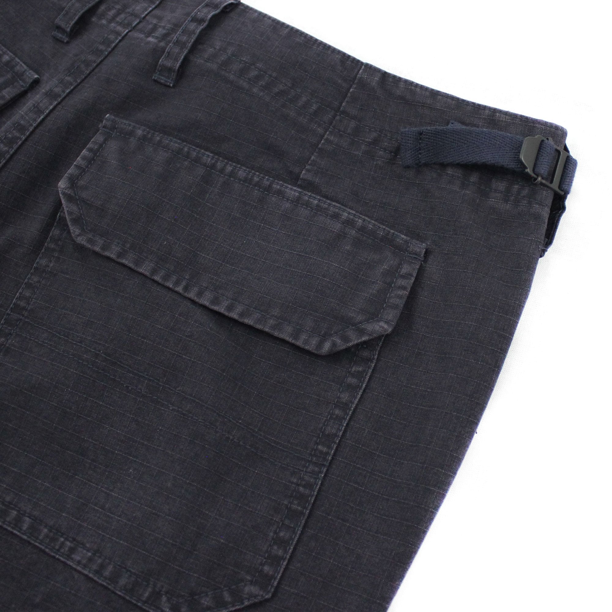 Balenciaga Embroidered Logo Cargo Pants Navy
