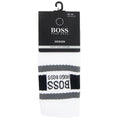 Hugo Boss Stripe Logo Socks White 100