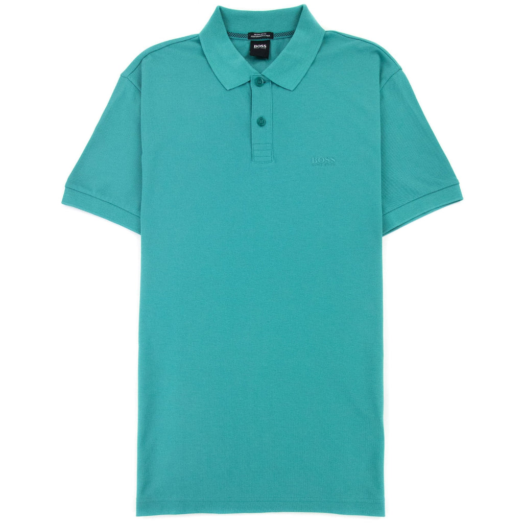 Hugo Boss Piro Logo S/s Polo Turquoise 447